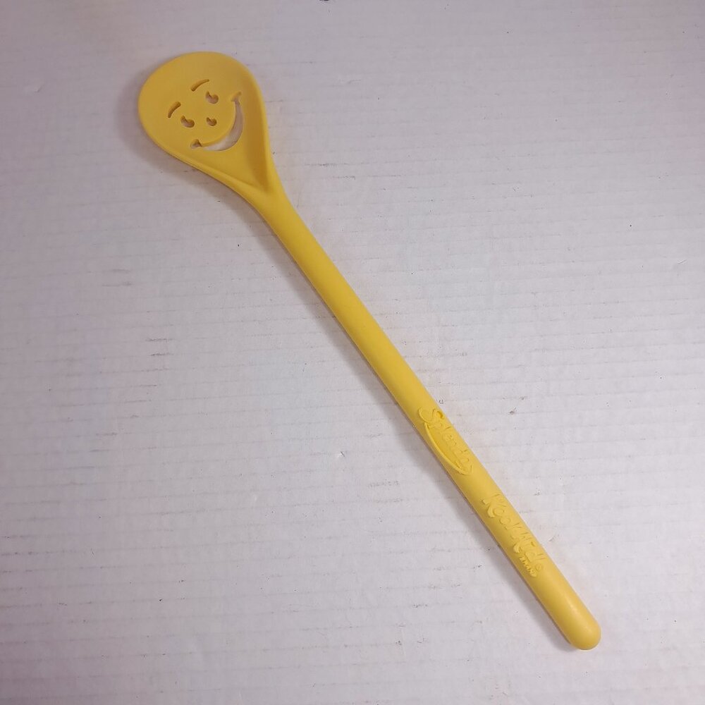 Vintage Splenda Kool-Aid long Spoon Face Yellow Plastic Mixing stirring Kool Aid